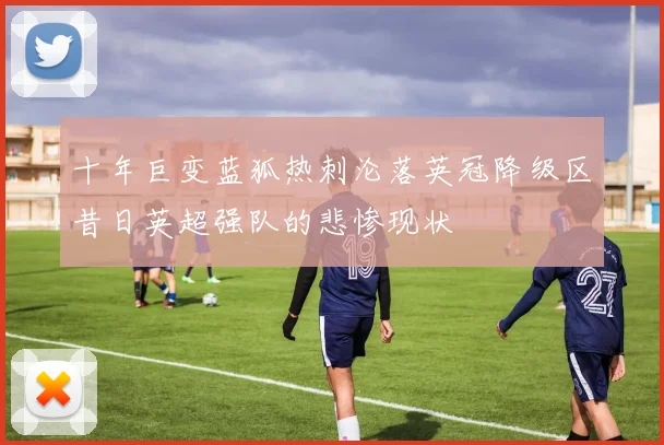 十年巨变蓝狐热刺沦落英冠降级区昔日英超强队的悲惨现状